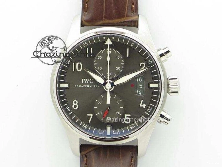 MIROTIME 0202 Tailored Da Vinci IW356601 SS MKF 1:1 Best Edition Black Dial On Black Leather Strap A 7231